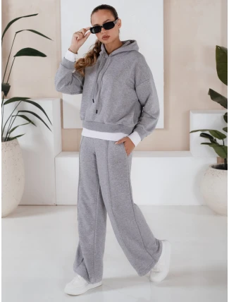 Dámska tepláková súprava SANELIS sivá FashionStreet AY0986 Dámska tepláková súprava SANELIS sivá FashionStreet AY0986