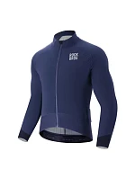 Rockbros YDWT014 zimná fleecová dvojvrstvová cyklistická bunda veľkosť XL - modrá