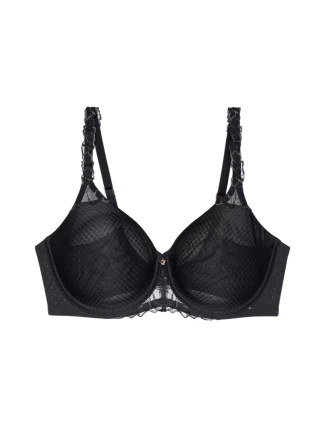 Dámska podprsenka Wild Azalea Florale Bra W01 - BLACK - black 0004 - TRIUMPH Dámska podprsenka Wild Azalea Florale Bra W01 - BLACK - black 0004 - TRIUMPH