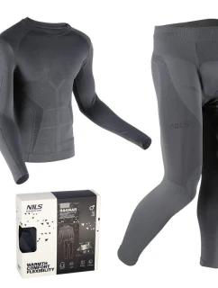 BTZ0060 PÁNSKA SIVÁ SÚPRAVA TERMOPRÁDLA 2XL/3XL RAGNAR NILS