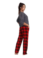 Dámske pyžamo 165/051 šedá vzor vianoce - Karol