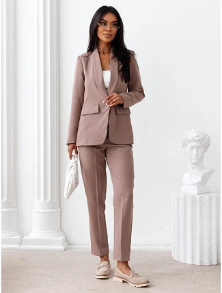 Elegantný dámsky kostým – sako a nohavice Fango FashionStreet AY1247 Elegantný dámsky kostým – sako a nohavice Fango FashionStreet AY1247