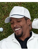 Beechfield B 194R 5-panelová golfová čiapka 53.194R tmavomodrá/biela Beechfield B 194R 5-panelová golfová čiapka 53.194R tmavomodrá/biela
