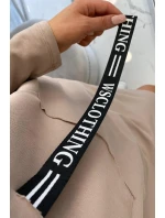 Béžové viazané šaty