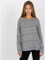 Blúzka D73771M10971AEN čiernobiela