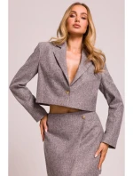 M853 Blejzr so skráteným strihom - grafitový