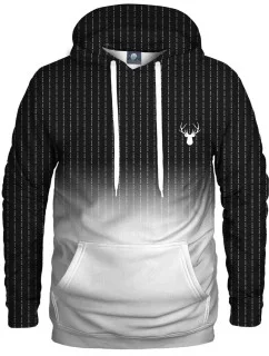 Pánska mikina s kapucňou H-K AFD260 čierna - Aloha