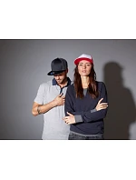 Daiber MB 6635 6-panelová sieťovaná sendvičová čiapka 03.6635 svetlošedá/čierna Daiber MB 6635 6-panelová sieťovaná sendvičová čiapka 03.6635 svetlošedá/čierna