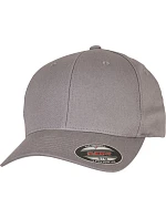 Flexfit 5001 6-panelová čiapka s kšiltom „V-Flexfit“ 55.5001 sivá