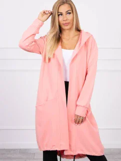 Nadmerná šedá bunda s kapucňou Morel