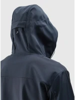 Pánska vetruodolná bunda softshell s membránou 8000 4F - sivá