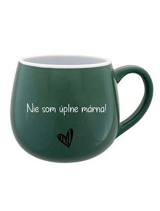 Nie som úplne mŕtvy! - zelený keramický hrnček 300 ml Nie som úplne mŕtvy! - zelený keramický hrnček 300 ml