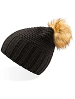 Atlantis Headwear Monte Bianco Pletená čiapka s bambulou „Monte Bianco“ 33.0185 čierna/béžová Atlantis Headwear Monte Bianco Pletená čiapka s bambulou „Monte Bianco“ 33.0185 čierna/béžová