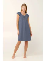 Vamp - Letná nočná košeľa s volánikmi 22911 - Vamp