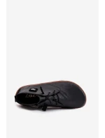 Dámske kožené čižmy Barefoot s ozdobnými detailmi Zazoo 30072 Black Dámske kožené čižmy Barefoot s ozdobnými detailmi Zazoo 30072 Black