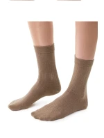DÁMSKE PONOŽKY S ŤAVOU VLNOU 053
