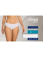 Feel Sensational Midi nohavičky - WHITE - biela 0003 - SLOGGI