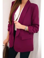 Bunda s chlopňou elegantná slivka Bunda s chlopňou elegantná slivka