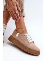 Dámske tenisky MEMORY FOAM SYSTEM BIG STAR Dark beige