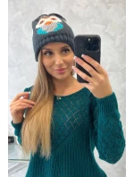 Dámska čiapka Ofelia K349 graphite