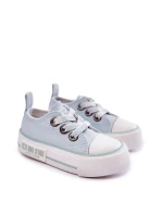 Dziecięce Materiałowe Trampki BIG STAR KK374053 Niebieskie