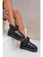 Niskie Śniegowce Na Grubej Podeszwie D.Franklin DFSH371011 Czarne