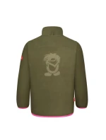 Trollkids Dievčenská športová fleecová bunda XT so zipsom zelená (415-194)