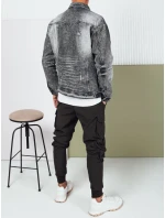 Pánska džínsová bunda čierna FashionStreet TX4689