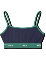Športová podprsenka Fila Candelo tmavo modrá a zelená FAW1203 50004
