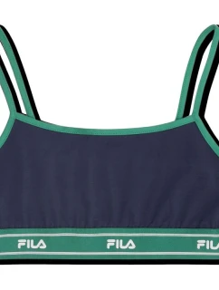 Športová podprsenka Fila Candelo tmavo modrá a zelená FAW1203 50004