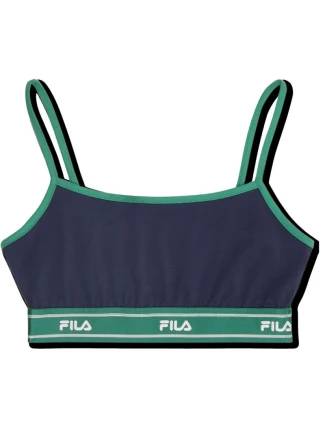 Športová podprsenka Fila Candelo tmavo modrá a zelená FAW1203 50004