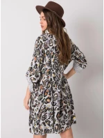 Šaty DHJ SK 21464.99 svetlo šedá