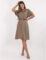 MI SK šaty A2494.99 hnedé MI SK šaty A2494.99 hnedé