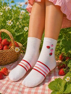 Tenké ponožky farebné 6-11 ročné dievčatá 234.59n