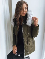 Dámska zimná bunda MOLLA zelená FashionStreet TY3658
