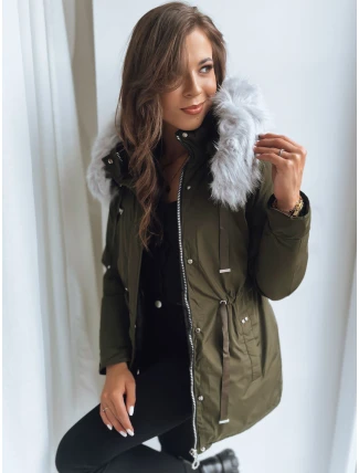 Dámska zimná bunda MOLLA zelená FashionStreet TY3658