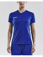 Craft Teamwear Squad Go Jersey Solid W Dámske športové tričko s výstrihom do V 82.5566 jasne červená Craft Teamwear Squad Go Jersey Solid W Dámske športové tričko s výstrihom do V 82.5566 jasne červená