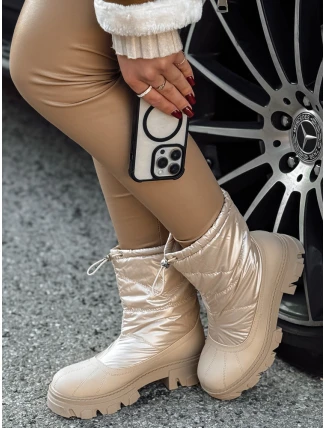 Dámske snežnice NORDYN beige FashionStreet ZY0537
