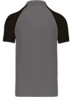 Kariban K 226 Baseballové polo tričko z piqué 20.K226 šedá bridlica/svetlo šedá/čierna Kariban K 226 Baseballové polo tričko z piqué 20.K226 šedá bridlica/svetlo šedá/čierna