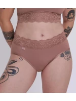 Dámske nohavičky Romance Midi - BROWN - hnedá 1141 - SLOGGI