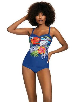 Dámske jednodielne plavky 8060BL10 4 Bali - SELF