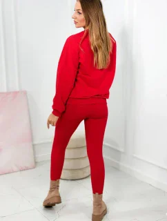 Bavlnená súprava California červený