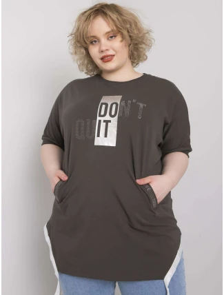 Blúzka RV BZ 6485.89 tmavá khaki