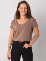 Tričko RV TS 4832.11P hnedé