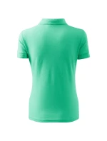 Polokošeľa Pique mätová