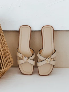 BELICCA dámske žabky beige FashionStreet ZY0984