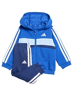 Detská tepláková súprava adidas Essentials Tiberio 3 Stripes Fleece blue KC6004