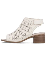 Remonte beige Remonte dámske kožené sandále Rieker R8777-60 Remonte beige Remonte dámske kožené sandále Rieker R8777-60