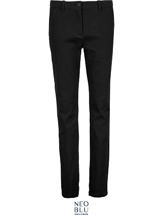 NEOBLU Gustave Women Dámske chino nohavice 24.3179 deep black