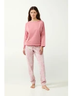Vamp - Ružové pyžamo s leopardím vzorom 21393 - Vamp Vamp - Ružové pyžamo s leopardím vzorom 21393 - Vamp